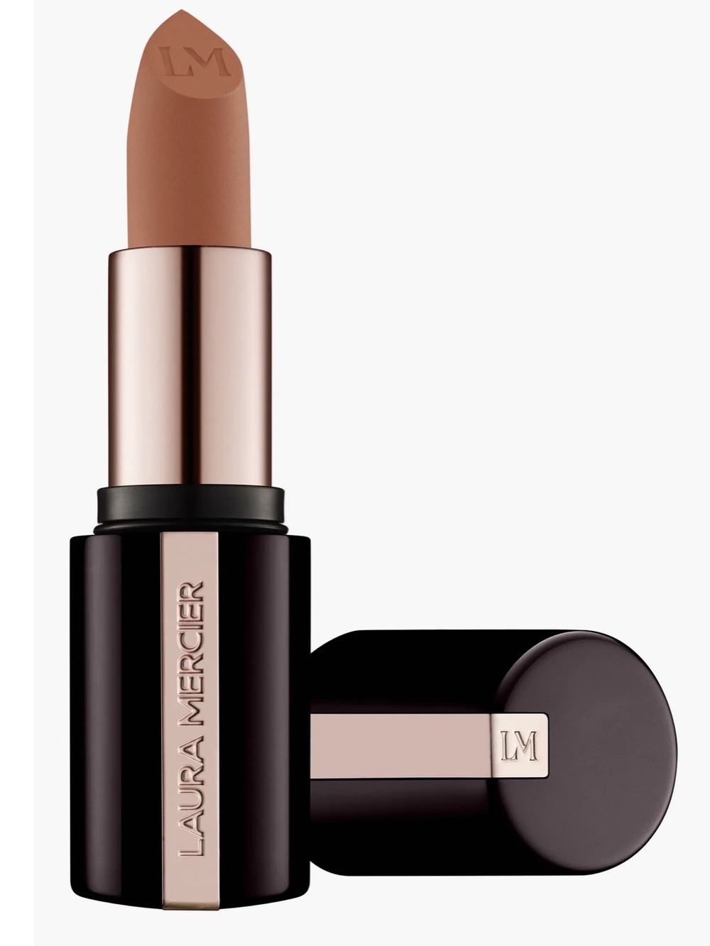 Laura Mercier Caviar Smoothing Matte Lipstick | 143 Nude Sateen | Full Size| NIB